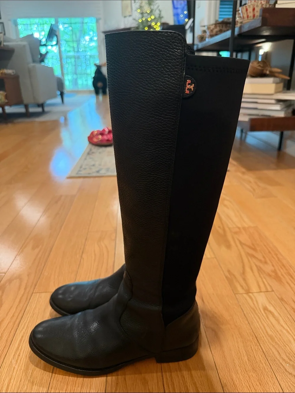 Tory Burch Selden Riding Boots - Black - Women’s Size 9